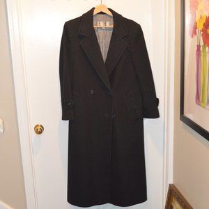 Ladies Evan Picone Wool Overcoat size 10 Navy Blue